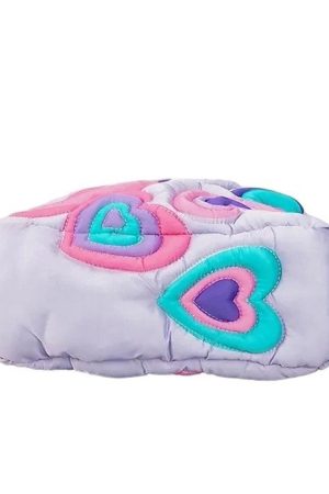 Casual Day Outfits, Easy Trendy Outfits Heart Puffer Shoulder Bag