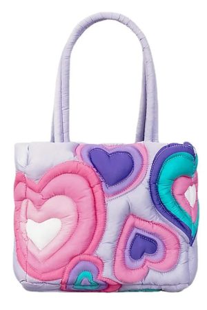 Casual Day Outfits, Easy Trendy Outfits Heart Puffer Shoulder Bag