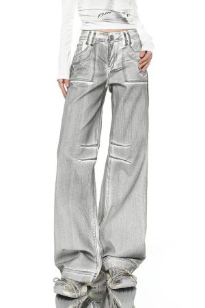 Casual Day Outfits, Easy Trendy Outfits High Fashion Silver Jeans