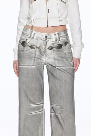 Casual Day Outfits, Easy Trendy Outfits High Fashion Silver Jeans