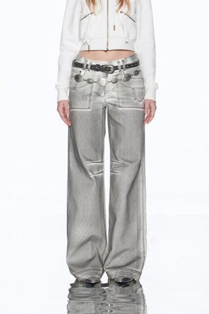 Casual Day Outfits, Easy Trendy Outfits High Fashion Silver Jeans