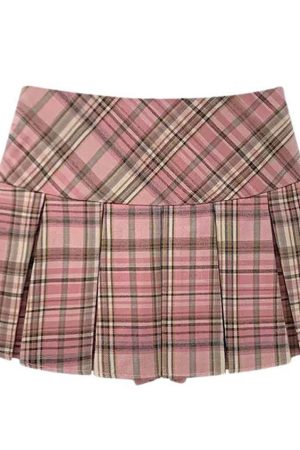 Casual Day Outfits, Easy Trendy Outfits High School Crush Pleated Skirt