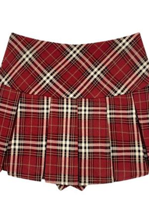 Casual Day Outfits, Easy Trendy Outfits High School Crush Pleated Skirt