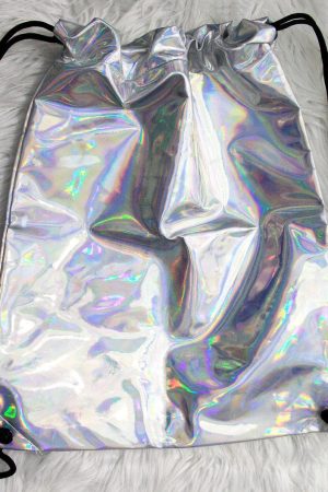 Casual Day Outfits, Easy Trendy Outfits Holo Drawstring Bag