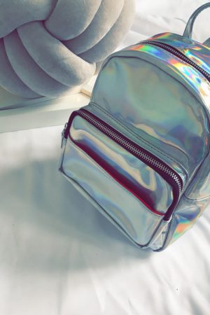 Casual Day Outfits, Easy Trendy Outfits Holo Mini Backpack
