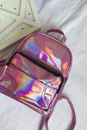 Casual Day Outfits, Easy Trendy Outfits Holo Mini Backpack