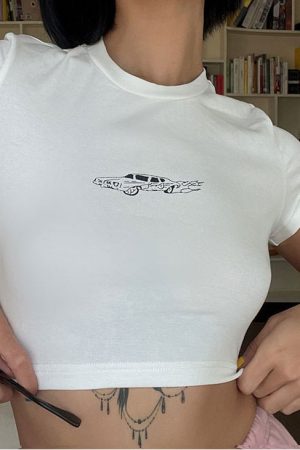 Casual Day Outfits, Easy Trendy Outfits Hot Wheels Crop Top