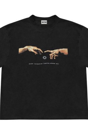 Casual Day Outfits, Easy Trendy Outfits Human Connection Loading Graphic Tee