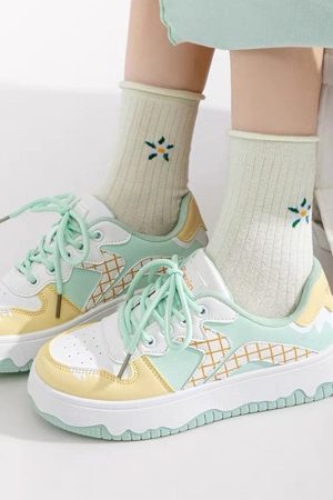 Casual Day Outfits, Easy Trendy Outfits Ice Cream Cone Sneakers