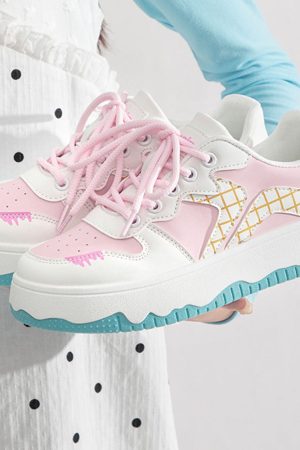 Casual Day Outfits, Easy Trendy Outfits Ice Cream Cone Sneakers