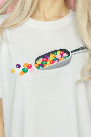 Casual Day Outfits, Easy Trendy Outfits Jelly Beans Tee