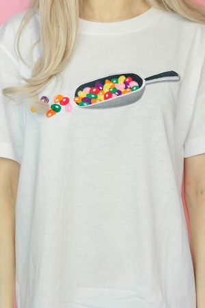 Casual Day Outfits, Easy Trendy Outfits Jelly Beans Tee
