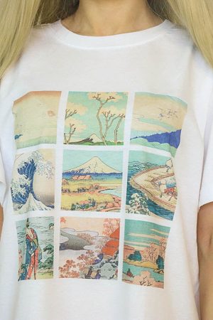 Casual Day Outfits, Easy Trendy Outfits Katsushika Hokusai Tee