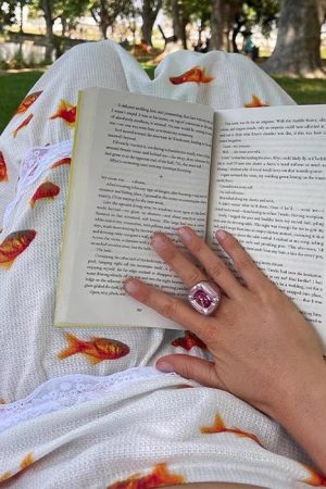 Casual Day Outfits, Easy Trendy Outfits Koi Fish Maxi Skirt