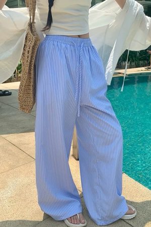 Casual Day Outfits, Easy Trendy Outfits Lazy Stripe Pants