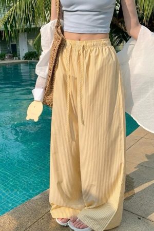 Casual Day Outfits, Easy Trendy Outfits Lazy Stripe Pants