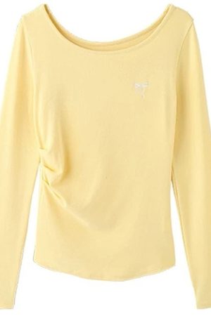 Casual Day Outfits, Easy Trendy Outfits Lemon Pie Long Sleeve Top