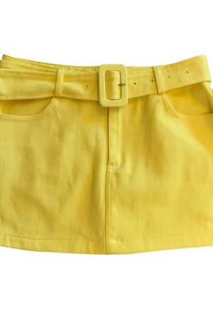 Casual Day Outfits, Easy Trendy Outfits Lemon Sorbet Y2K Mini Skirt
