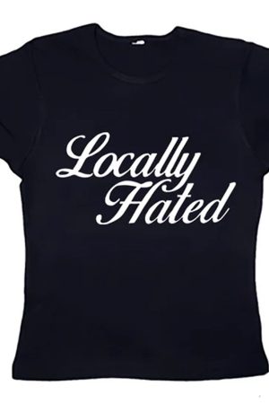 Casual Day Outfits, Easy Trendy Outfits Locally Hated Cropped Tee