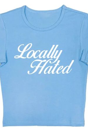 Casual Day Outfits, Easy Trendy Outfits Locally Hated Cropped Tee