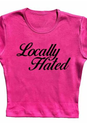 Casual Day Outfits, Easy Trendy Outfits Locally Hated Cropped Tee