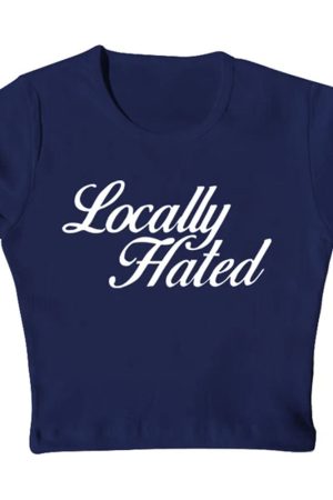 Casual Day Outfits, Easy Trendy Outfits Locally Hated Cropped Tee