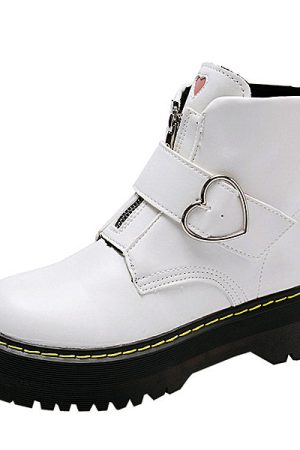 Casual Day Outfits, Easy Trendy Outfits Love Bites Boots in White