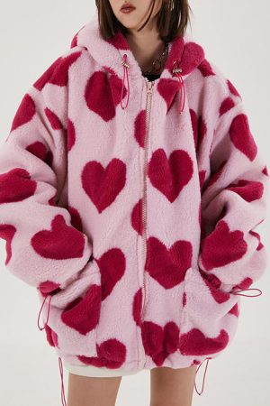 Casual Day Outfits, Easy Trendy Outfits Love Bites Hooded Jacket