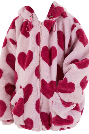 Casual Day Outfits, Easy Trendy Outfits Love Bites Hooded Jacket