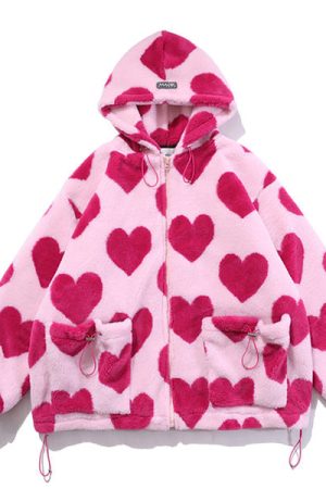 Casual Day Outfits, Easy Trendy Outfits Love Bites Hooded Jacket