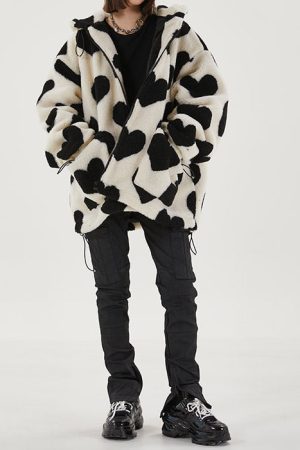 Casual Day Outfits, Easy Trendy Outfits Love Bites Hooded Jacket