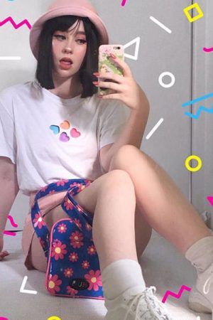 Casual Day Outfits, Easy Trendy Outfits Love Hearts Candy T-Shirt