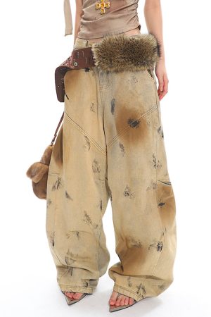 Casual Day Outfits, Easy Trendy Outfits Major Trouble Sand-Wash Jeans