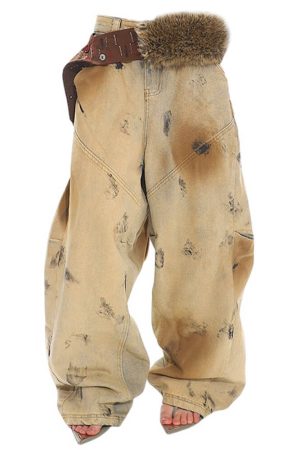 Casual Day Outfits, Easy Trendy Outfits Major Trouble Sand-Wash Jeans