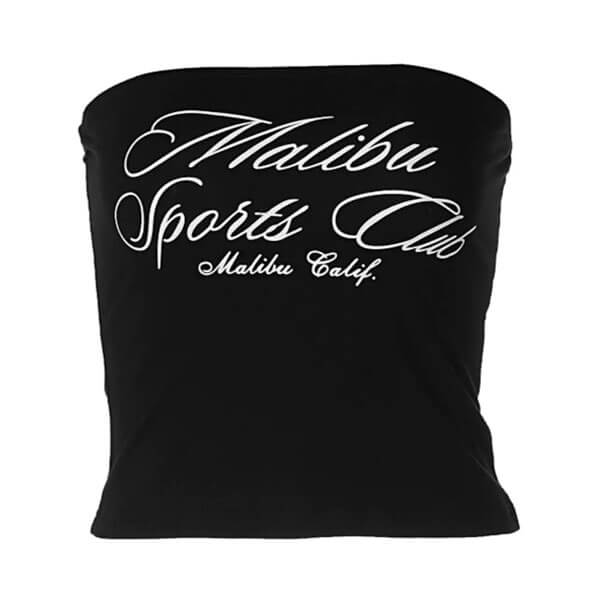 Casual Day Outfits, Easy Trendy Outfits Malibu Sports Club Tube Top Casual Day Outfits, Easy Trendy Outfits Malibu Sports Club Tube Top