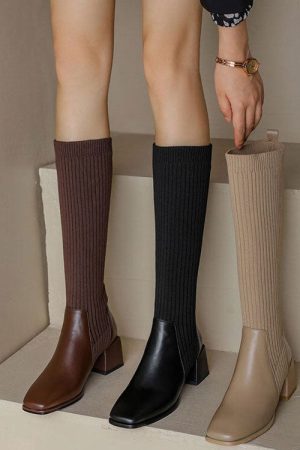 Casual Day Outfits, Easy Trendy Outfits Mary High Socks Shoes