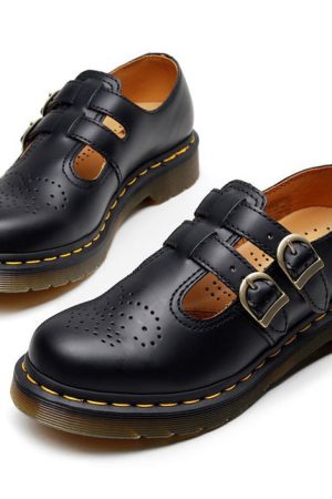 Casual Day Outfits, Easy Trendy Outfits Mary Jane Buckle Flats