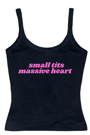 Casual Day Outfits, Easy Trendy Outfits Massive Heart Tank Top