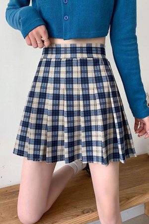 Casual Day Outfits, Easy Trendy Outfits Meet Me On Campus Plaid Skirt