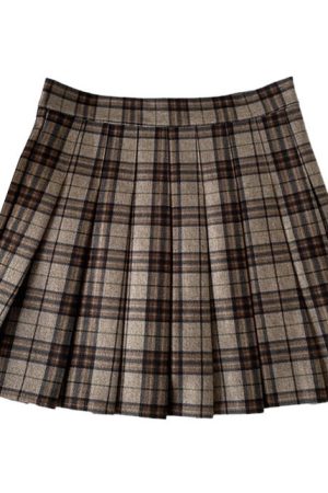 Casual Day Outfits, Easy Trendy Outfits Meet Me On Campus Plaid Skirt