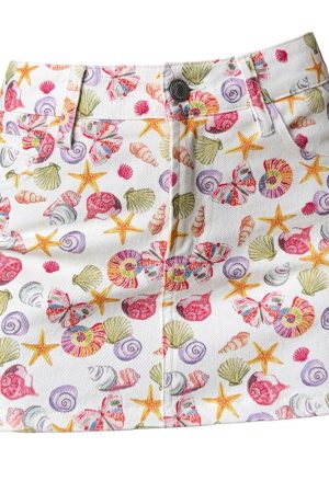 Casual Day Outfits, Easy Trendy Outfits Mermaid Aesthetic Denim Mini Skirt