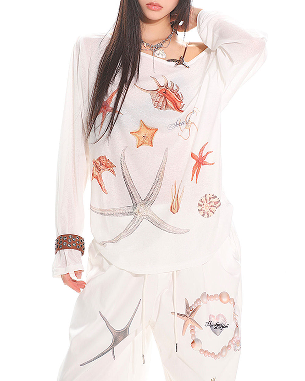 Casual Day Outfits, Easy Trendy Outfits Mermaid Aesthetic Off-Shoulder Top Casual Day Outfits, Easy Trendy Outfits Mermaid Aesthetic Off-Shoulder Top