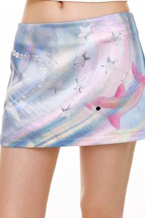 Casual Day Outfits, Easy Trendy Outfits Mermaidcore Mini Skirt