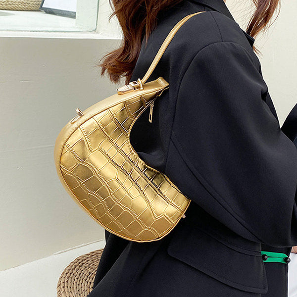 Casual Day Outfits, Easy Trendy Outfits Metallic Aesthetic Hobo Bag Casual Day Outfits, Easy Trendy Outfits Metallic Aesthetic Hobo Bag