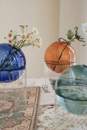Casual Day Outfits, Easy Trendy Outfits Mini Spherical Glass Vase