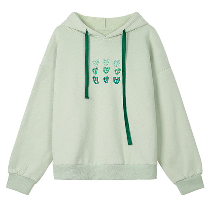 Casual Day Outfits, Easy Trendy Outfits Mint Aesthetic Heart Hoodie Casual Day Outfits, Easy Trendy Outfits Mint Aesthetic Heart Hoodie