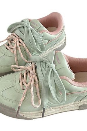 Casual Day Outfits, Easy Trendy Outfits Mint Gelato & Strawberry Sneakers