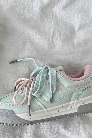 Casual Day Outfits, Easy Trendy Outfits Mint Gelato & Strawberry Sneakers