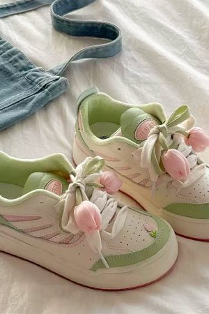 Casual Day Outfits, Easy Trendy Outfits Mint Green Tulip Sneakers