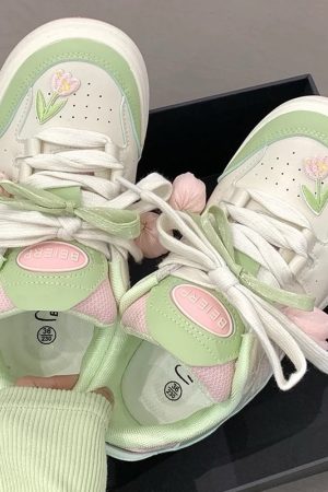 Casual Day Outfits, Easy Trendy Outfits Mint Green Tulip Sneakers